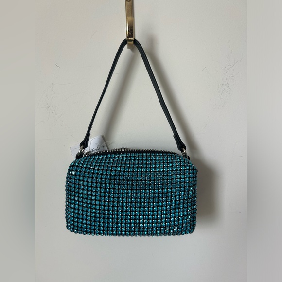 Forever & Forever Mini Blue Crystal Crossbody Square bag - Picture 7 of 7